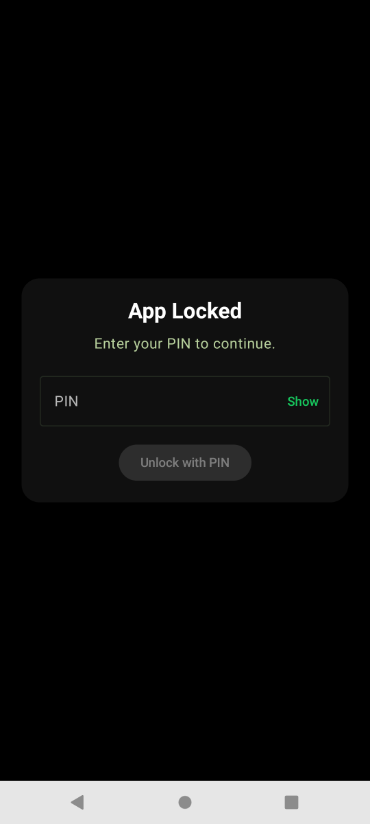 PIN 잠금과 생체인증 설정하기 - tutorial step 3